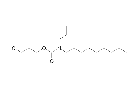 Carbonic acid, monoamide, N-propyl-N-nonyl-, 3-chloropropyl ester