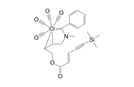 [(4,5-.eta.2)-1-[(N-Benzylidene-N-methylamino)but-2-en-4-yloxycarbonyl]-4-trimethylsilylbut-1-en-3-yne]tetracarbonylchromium(IV) complex