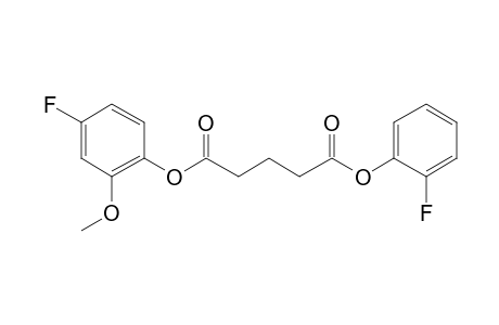 Glutaric acid, 2-fluorophenyl 4-fluoro-2-methoxyphenyl ester