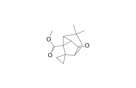 Spiro[cyclopropane-1,6'-tricyclo[3.2.1.02,7]octane]-7'-carboxylic acid, 3',3'-dimethyl-8'-oxo-, methyl ester, (.+-.)-