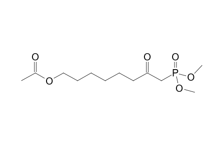 8-(Dimethoxyphosphoryl)-7-oxooctyl acetate