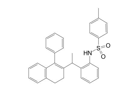 4-Methyl-N-(2-(1-(1-phenyl-3,4-dihydronaphthalen-2-yl)ethyl)phenyl)benzenesulfonamide