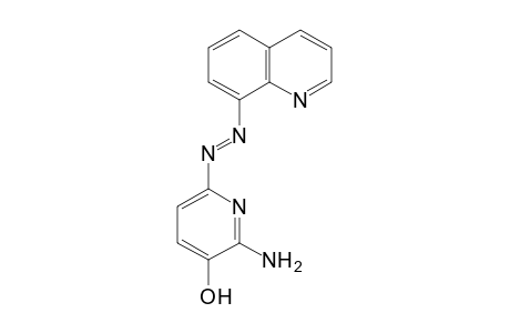 3-Pyridinol, 2-amino-6-[2-(8-quinolinyl)diazenyl]-