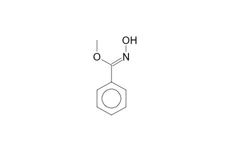 (Z)-N-hydroxybenzenecarboximidic acid methyl ester