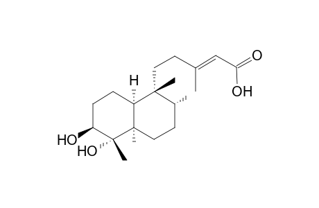 3,4-DIHYDROXYCLERODAN-13-E-EN-15-OIC_ACID
