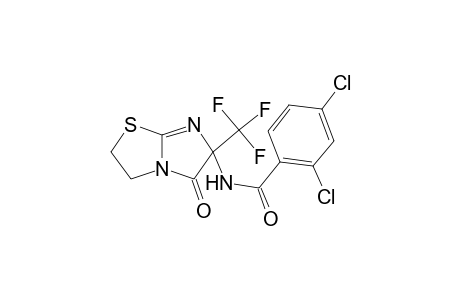 2,4-Dichloro-N-(5-oxo-6-trifluoromethyl-2,3,5,6-tetrahydro-imidazo[2,1-b]thiazol-6-yl)-benzamide