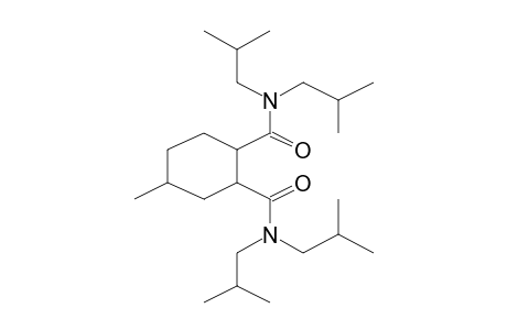 4-Methyl-cyclohexane-1,2-dicarboxylic acid, bis-diisobutylamide