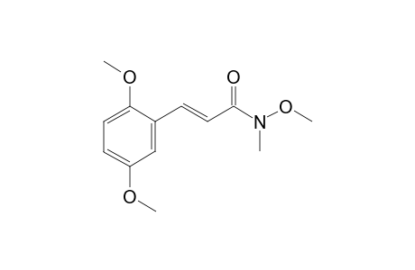 (E)-3-(2,5-dimethoxyphenyl)-N-methoxy-N-methylacrylamide