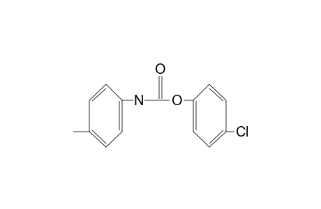 p-methylcarbanilic acid, p-chlorophenyl ester