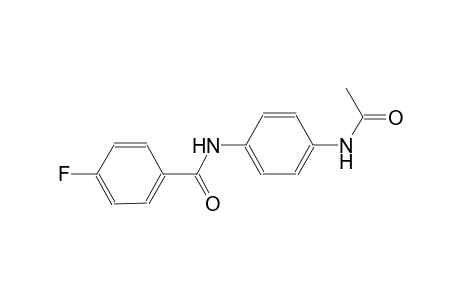 N-[4-(acetylamino)phenyl]-4-fluorobenzamide