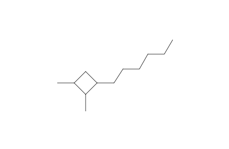 Cyclobutane, 1-hexyl-2,3-dimethyl-