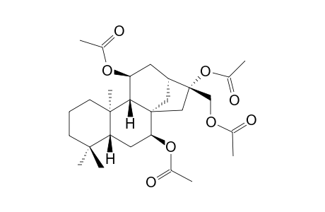 ENT-7-ALPHA,11-ALPHA,16-BETA-17-TETRACETOXYKAURANE