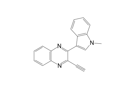 2-Ethynyl-3-(1-methyl-1H-indol-3-yl)quinoxaline