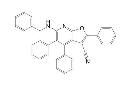 3-Cyano-6-benzylamino-2,4,5-triphenylfuro[2,3-b]pyridine