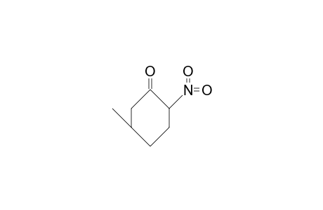 CYCLOHEXANONE, 5-METHYL-2-NITRO-