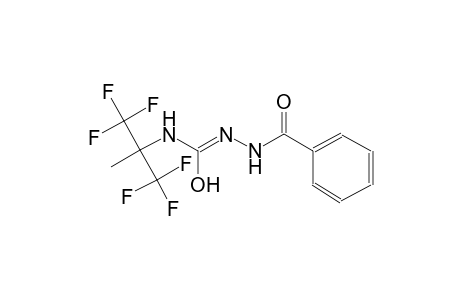 2-benzoyl-N-[2,2,2-trifluoro-1-methyl-1-(trifluoromethyl)ethyl]hydrazinecarboxamide
