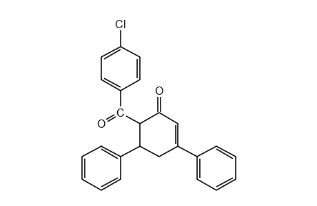 6-(p-Chlorobenzoyl)-3,5-diphenyl-2-cyclohexen-1-one