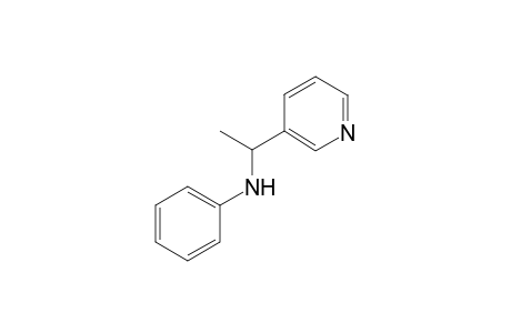 N-[1-(3-pyridinyl)ethyl]aniline