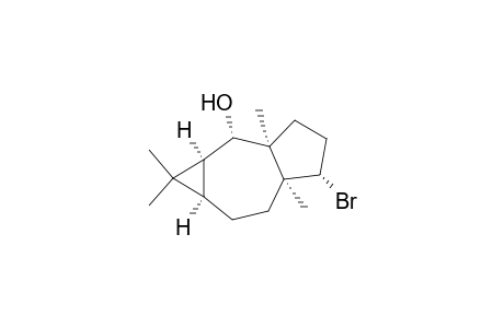 1H-Cycloprop[f]azulen-2-ol, 5-bromodecahydro-1,1,2a,5a-tetramethyl-, [1aR-(1a.alpha.,2.alpha.,2a.alpha.,5.alpha.,5a.alpha.,7a.alpha.)]-