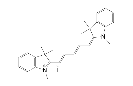 2-[5-(1,3-Dihydro-1,3,3-trimethyl-2H-indol-2-ylidene)-1,3-pentadienyl]-1,3,3-trimethyl-3H-indolium iodide