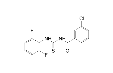 1-(m-chlorobenzoyl)-3-(2,6-difluorophenyl)-2-thiourea