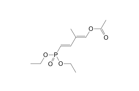 acetic acid [(1E,3E)-4-diethoxyphosphoryl-2-methyl-buta-1,3-dienyl] ester