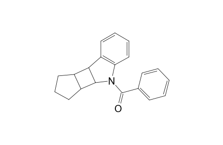 Cyclopenta[3,4]cyclobut[1,2-b]indole, 4-benzoyl-1,2,3,3a,3b,4,8b,8c-octahydro-, (3a.alpha.,3b.alpha.,8b.alpha.,8c.alpha.)-