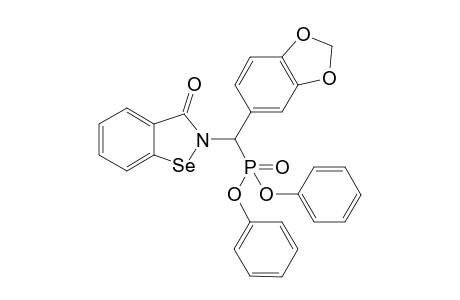 diphenyl benzo[d][1,3]dioxol-5-yl(3-oxobenzo[d][1,2]selenazol-2(3H)-yl)methylphosphonate