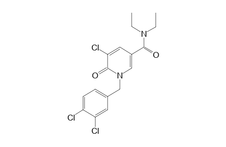 5-CHLORO-1-(3,4-DICHLOROBENZYL)-N,N-DIETHYL-1,6-DIHYDRO-6-OXONICOTINAMIDE