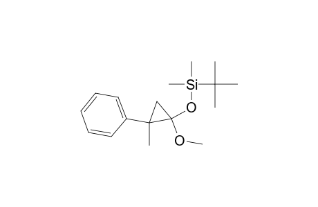 1,2-trans-2,3-cis-3-Methyl-2-phenyl-1-methoxy-2-(tert-butyldimethylsiloxy)cyclopropanone acetal