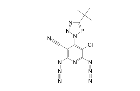 4-(3-H-1,2,3,4-TRIAZAPHOSPHOLO)-2,6-DIAZIDO-3-CHLORO-5-CYANOPYRIDINE
