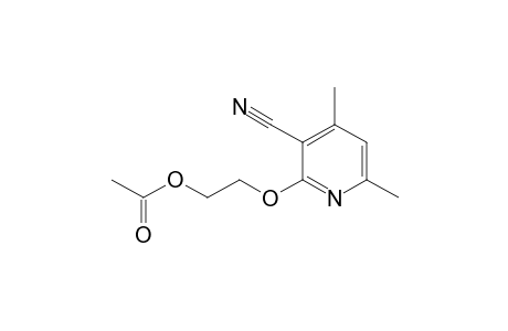 2-(2-ACETOXYETHOXY)-4,6-DIMETHYLPYRIDINE-3-CARBONITRILE