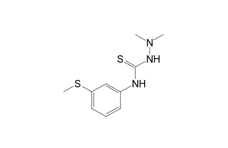 1,1-dimethyl-4-[m-(methylthio)phenyl]-3-thiosemicarbazide