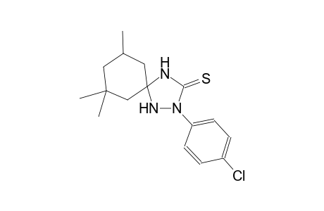 1,2,4-triazaspiro[4.5]decane-3-thione, 2-(4-chlorophenyl)-7,7,9-trimethyl-