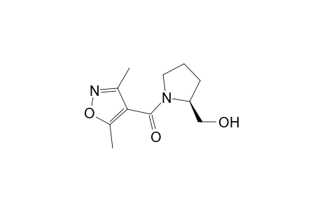 3,5-DIMETHYL-ISOXAZOLE-4-(S-2'-HYDROXYMETHYL-N-PYRROLIDINO)-CARBOXAMIDE