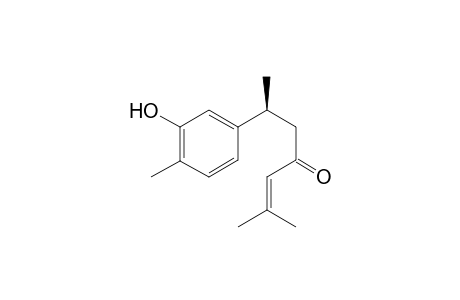 TURMERONOL-A;2-METHYL-6-(2-HYDROXY-4-METHYLPHENYL)-2-HEPTAN-4-ONE