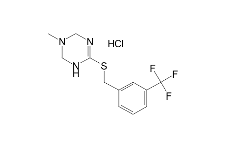 1-methyl-1,2,3,6-tetrahydro-4-[[m-(trifluoromethyl)benzyl]thio}-s-triazine, monohydrochloride