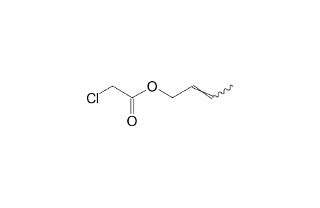 chloroacetic acid, 2-butenyl ester
