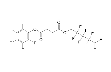 Succinic acid, 2,2,3,3,4,4,5,5-octafluoropentyl pentafluorophenyl ester