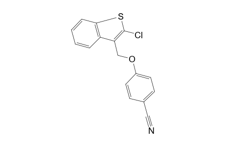 p-[(2-chlorobenzo[b]thien-3-yl)methoxy]benzonitrile
