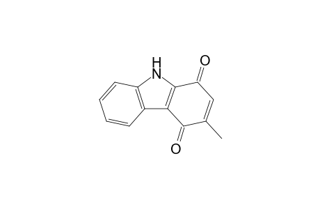 1H-Carbazole-1,4(9H)-dione, 3-methyl-