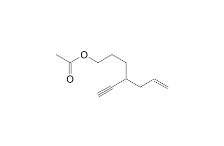 7-Acetoxy-4-ethynylhept-1-ene