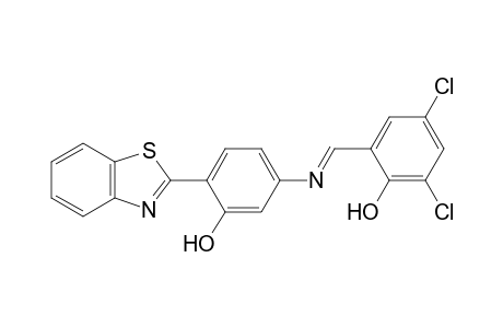 2-(2-Benzothiazolyl)-5-(3,5-dichlorosalicylideneamino)phenol