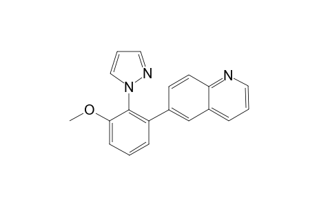 6-(3-Methoxy-2-(1H-pyrazol-1-yl)phenyl)quinoline