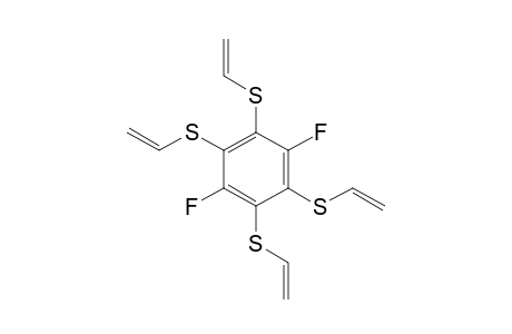 1,2,4,5-tetrakis(ethenylsulfanyl)-3,6-difluorobenzene