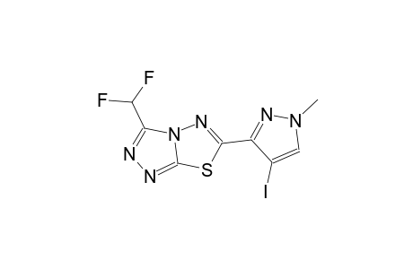 3-(difluoromethyl)-6-(4-iodo-1-methyl-1H-pyrazol-3-yl)[1,2,4]triazolo[3,4-b][1,3,4]thiadiazole