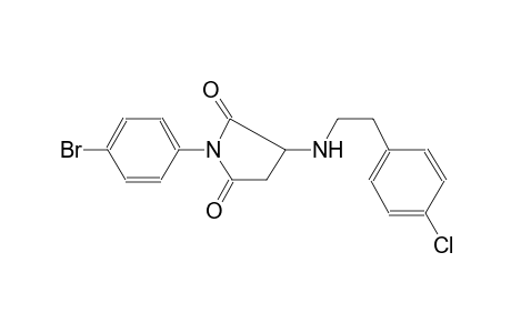 1-(4-bromophenyl)-3-{[2-(4-chlorophenyl)ethyl]amino}-2,5-pyrrolidinedione