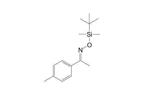 4'-Methylacetophenone -(E)- {O-(t-butyl)dimethylsilyl]-oxime