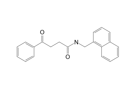 N-(.alpha.naphthylmethyl) 3-benzoylpropanamide