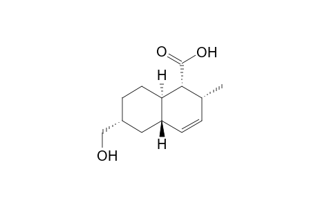 APIOSPORIC_ACID;6-(HYDROXYMETHYL)-2-METHYL-1,2,4A,5,6,7,8,8A-OCTAHYDRO-1-NAPHTHALENECARBOXYLIC_ACID